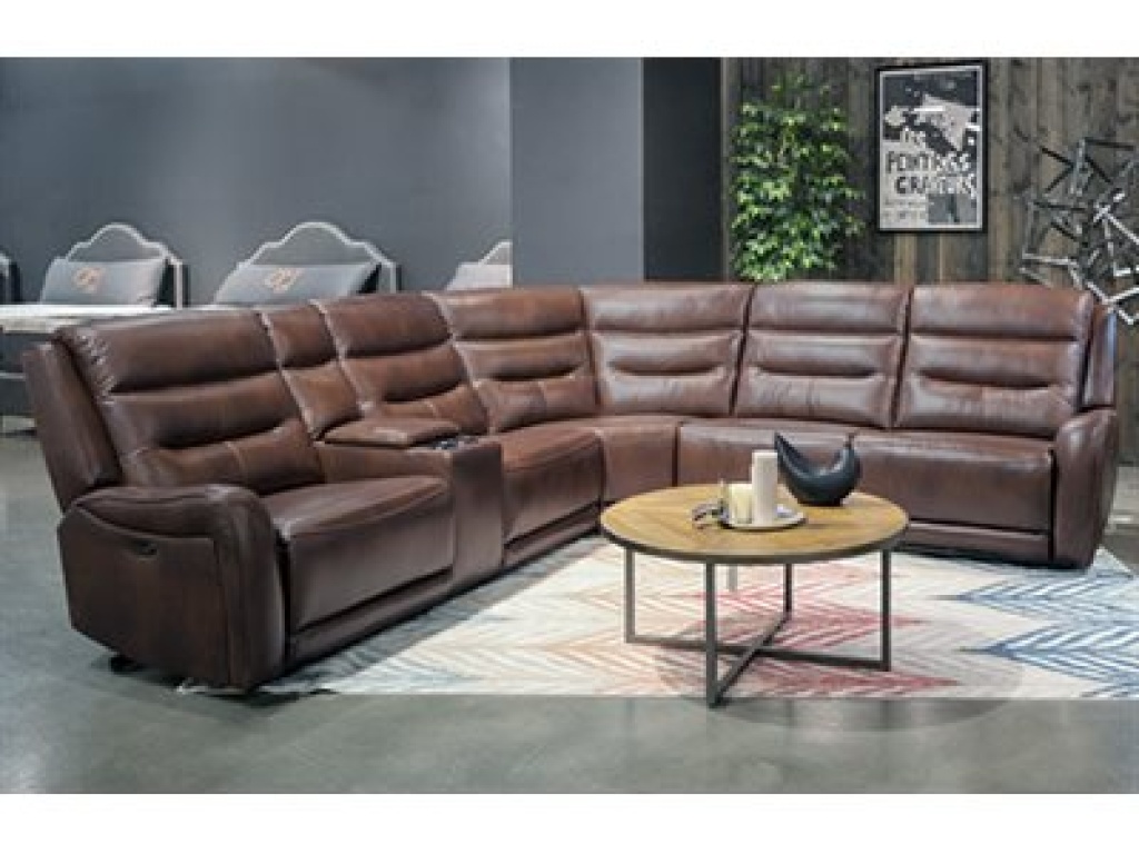 Corner Wedge - Brown Leather - image 1