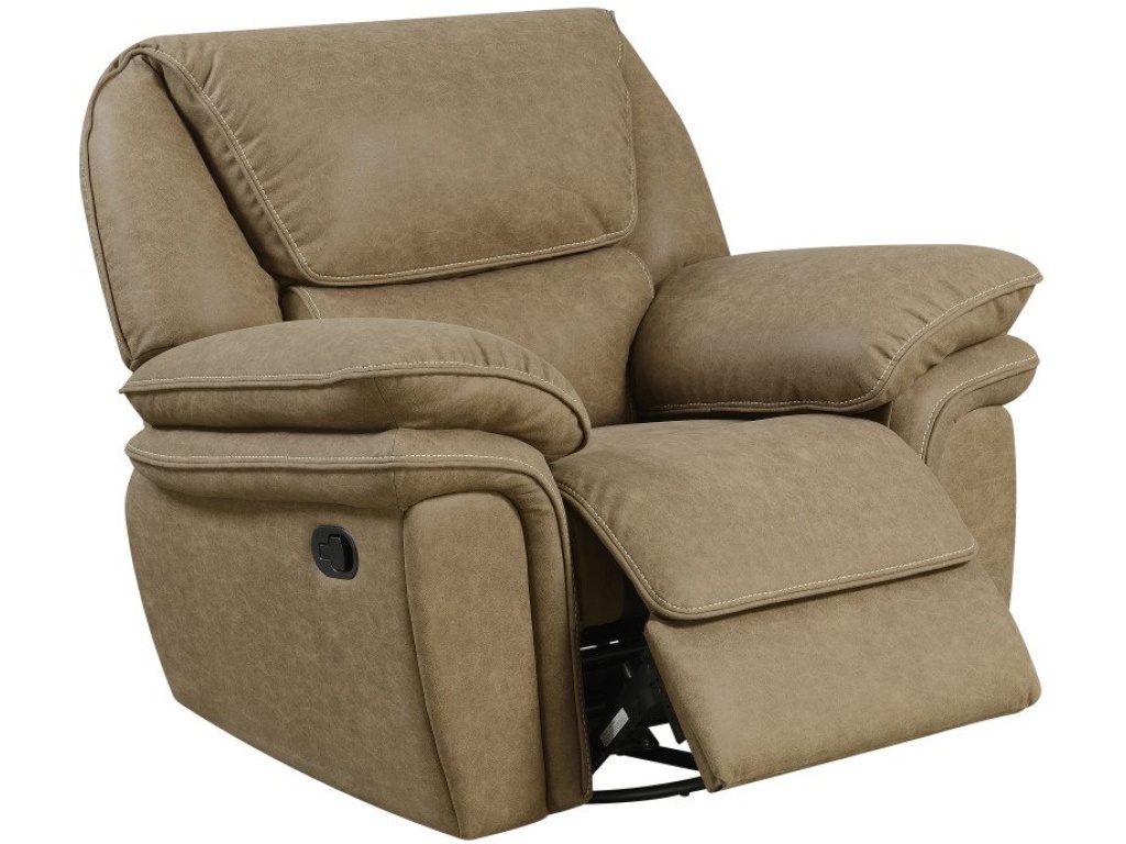 Swivel Glider Recliner-Light Brown - main image