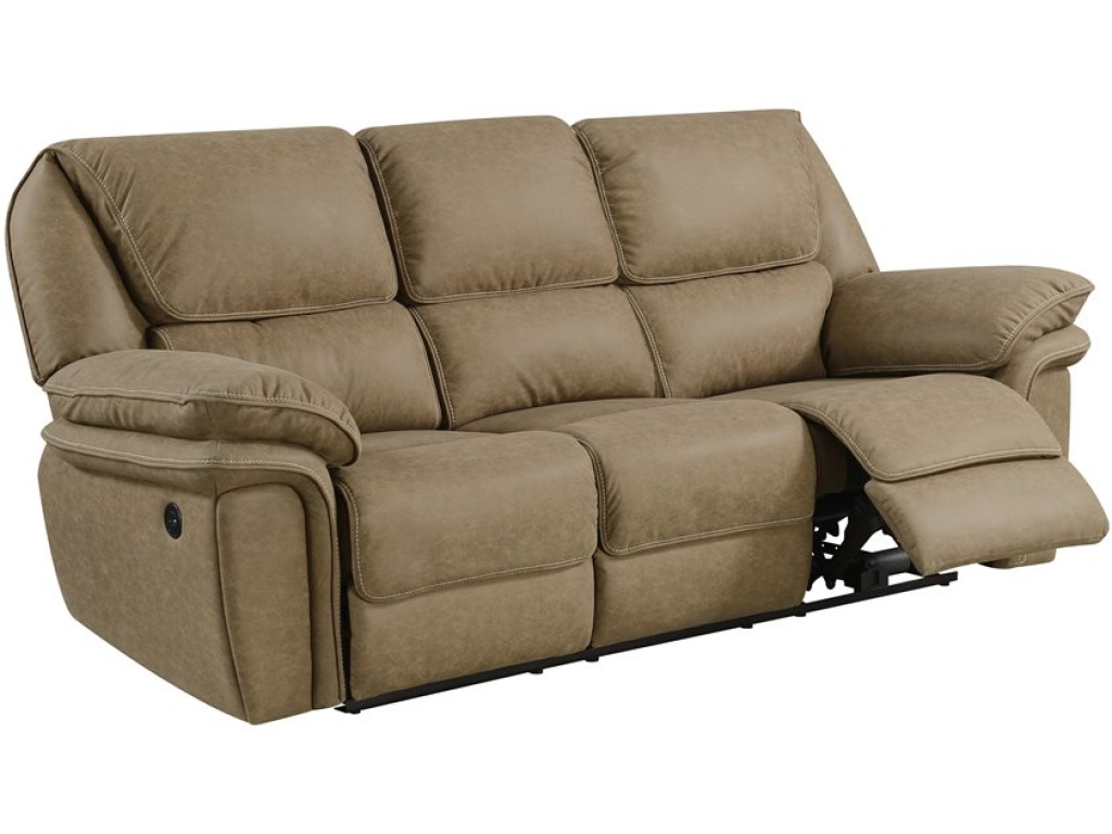 Power Sofa W /  Usb Power Outlet-Light Brown - main image