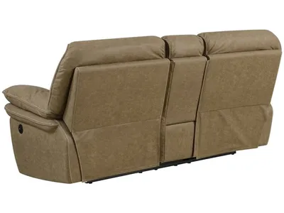 Power Console Love W /  Usb Power Outlet-Light Brown - Alternative View