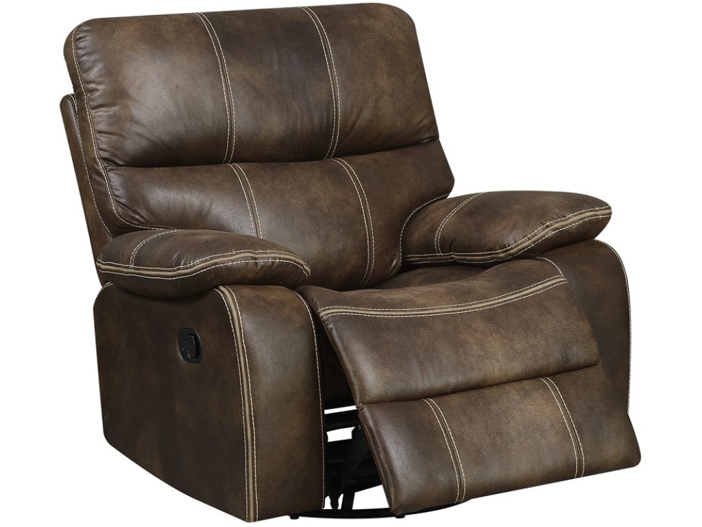 Swivel Glider Recliner-Brown - main image