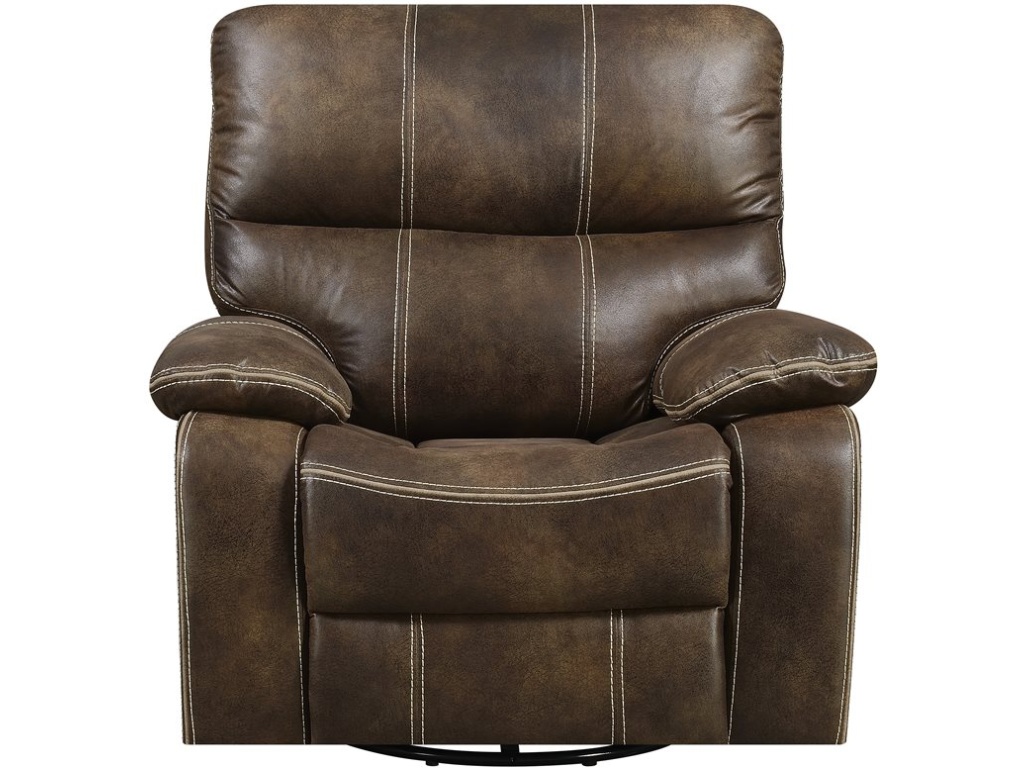 Swivel Glider Recliner-Brown - image 1