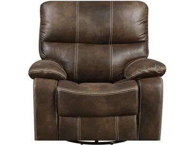 Swivel Glider Recliner-Brown - Alternative View
