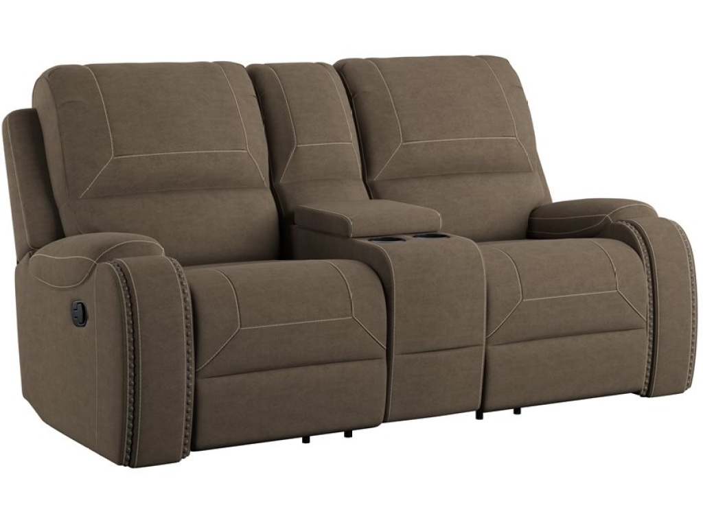 Motion Loveseat W /  Console & Usb - Brown - main image