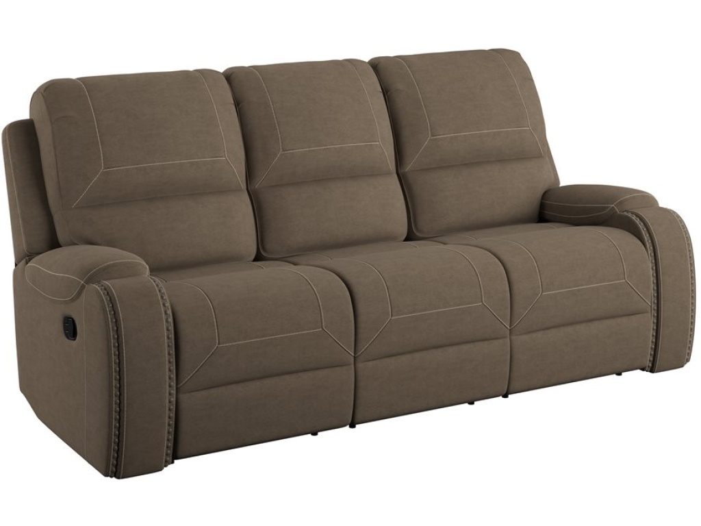Motion Sofa W /  Dropdown Table & Usb - Brown - main image