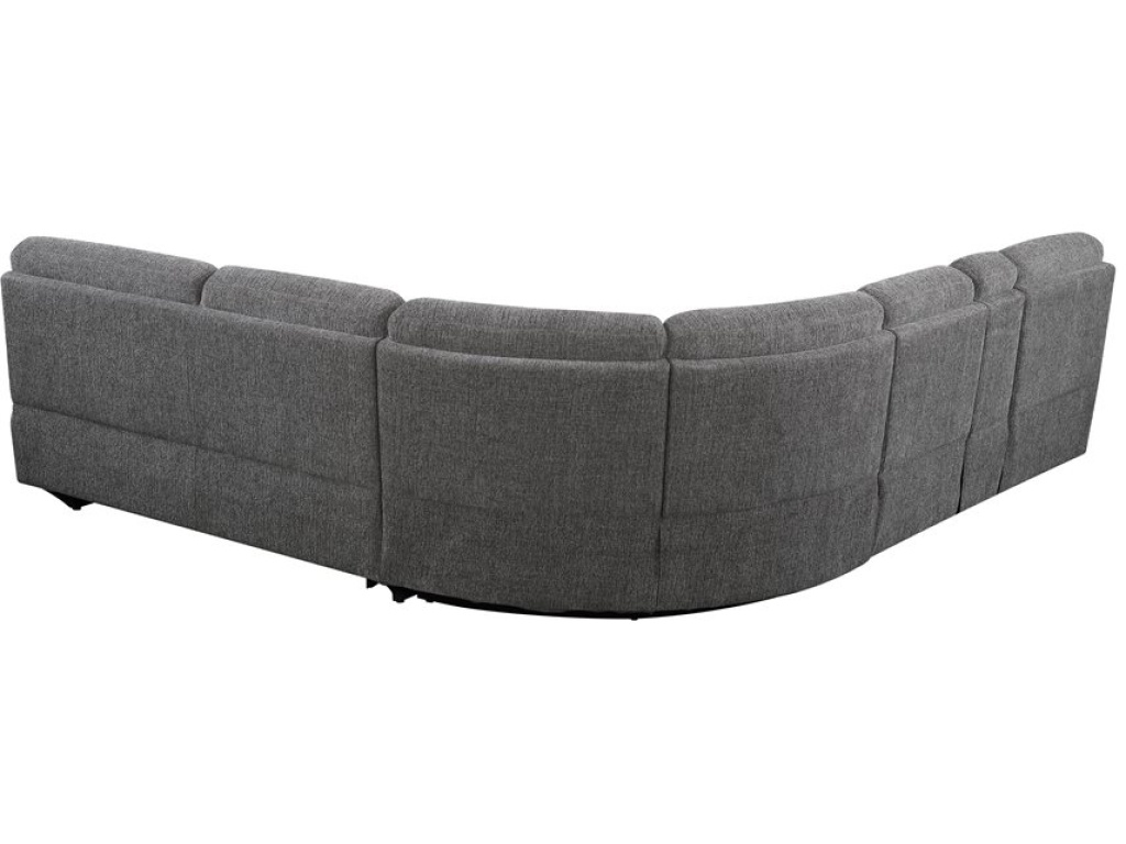 Aurora-3Pc Full Sleeper Sectional-Grey - image 1