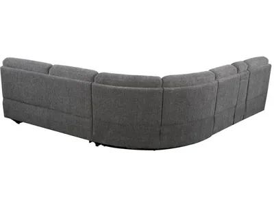 Aurora-3Pc Full Sleeper Sectional-Grey