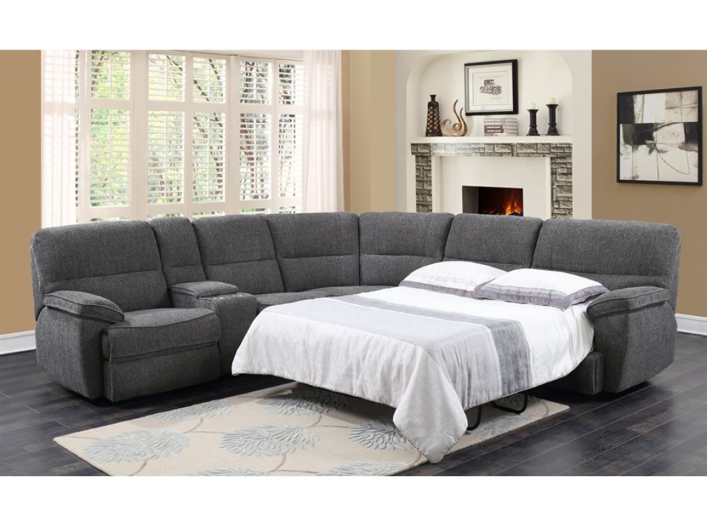 Aurora-3Pc Full Sleeper Sectional-Grey - image 7