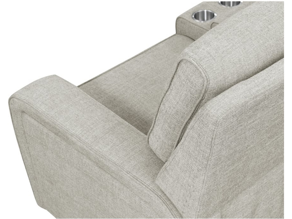 Lsf One Side Power Sofa-Tan - image 3