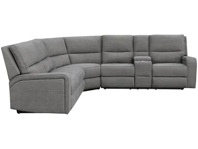 Rsf Power Console Loveseat - Charcoal