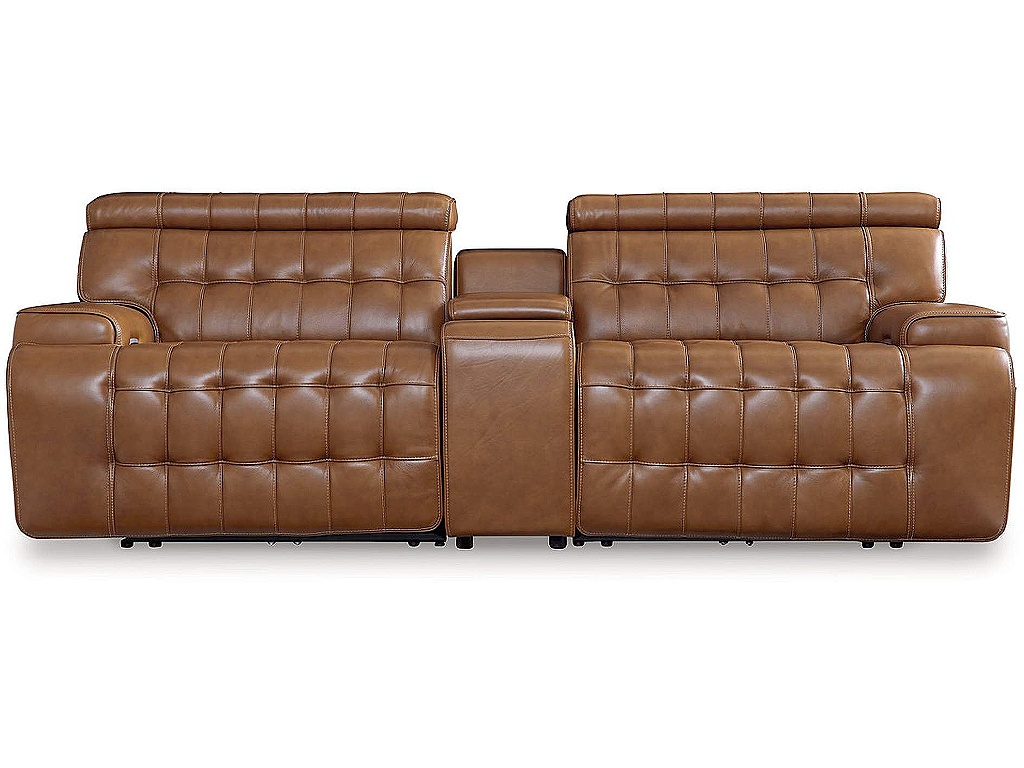 Temmpton 3-Piece Power Reclining Sectional Loveseat with Console - main image