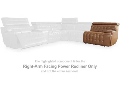 Temmpton Right-Arm Facing Power Recliner - Alternative View