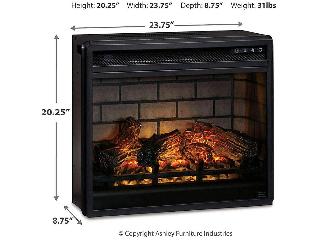 Entertainment Accessories Electric Infrared Fireplace Insert - image 3
