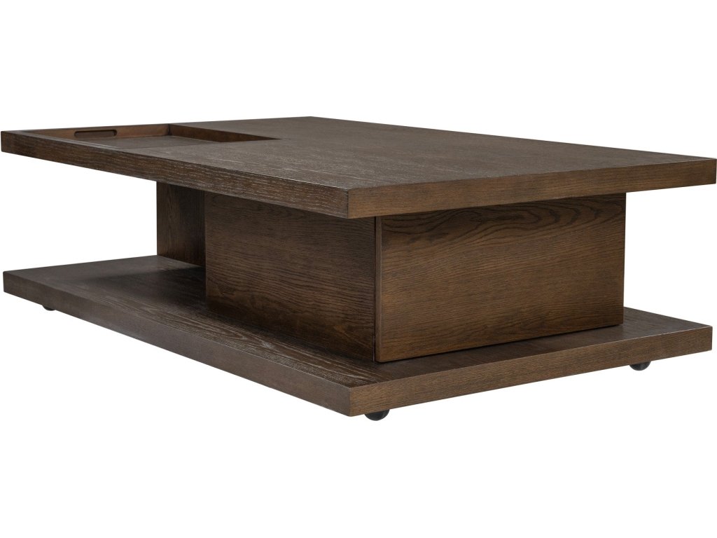 Athens Rectangular Coffee Table with Casters - main image
