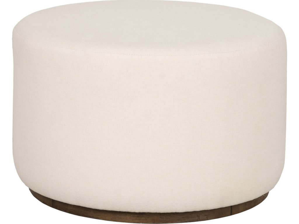 Lyra Ivory Pouf - main image