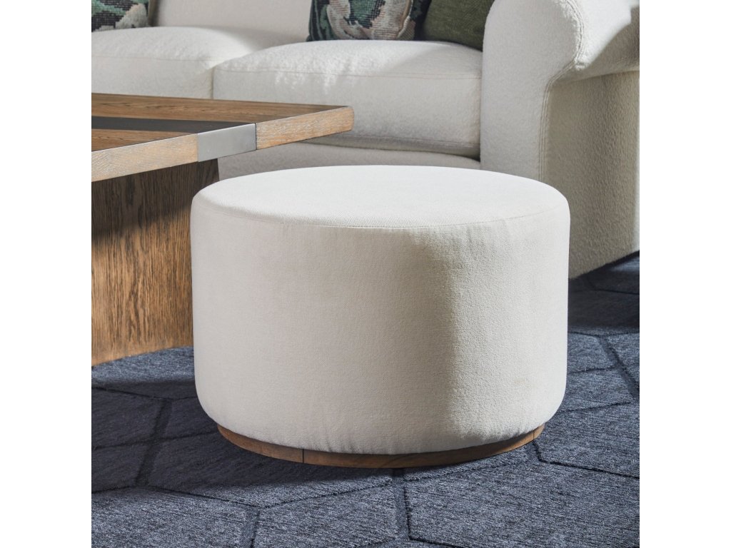 Lyra Ivory Pouf - image 1