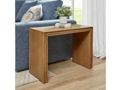 Waterfall Brown Accent Table - Alternative View