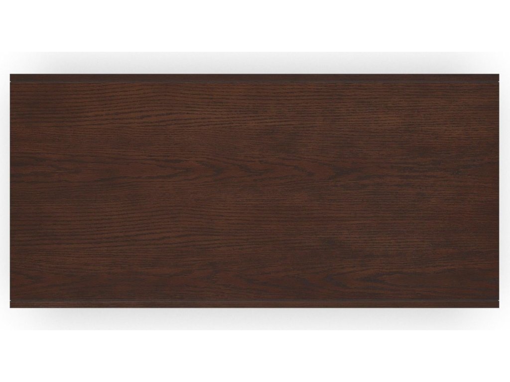 Waterfall Brown Rectangular Coffee Table with Casters - image 7