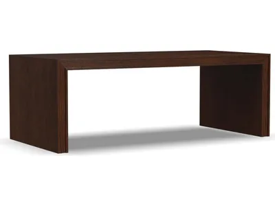 Waterfall Brown Rectangular Coffee Table