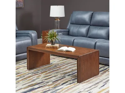 Waterfall Brown Rectangular Coffee Table