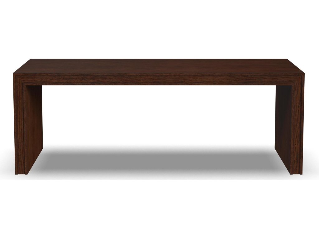Waterfall Brown Rectangular Coffee Table - image 2