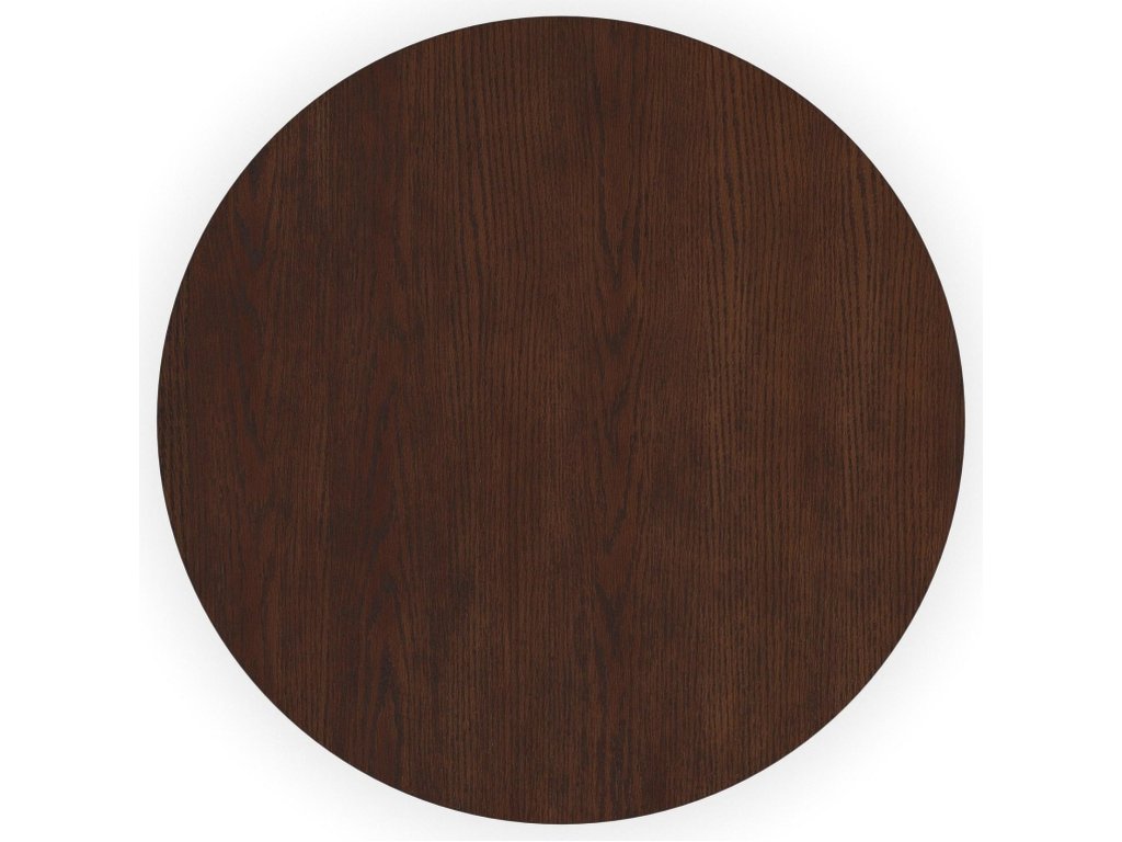 Waterfall Brown Round Coffee Table - image 7