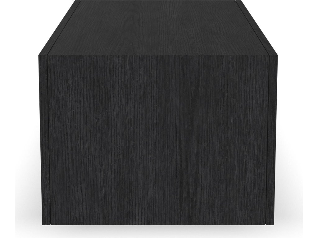 Waterfall Black Rectangular Coffee Table - image 2