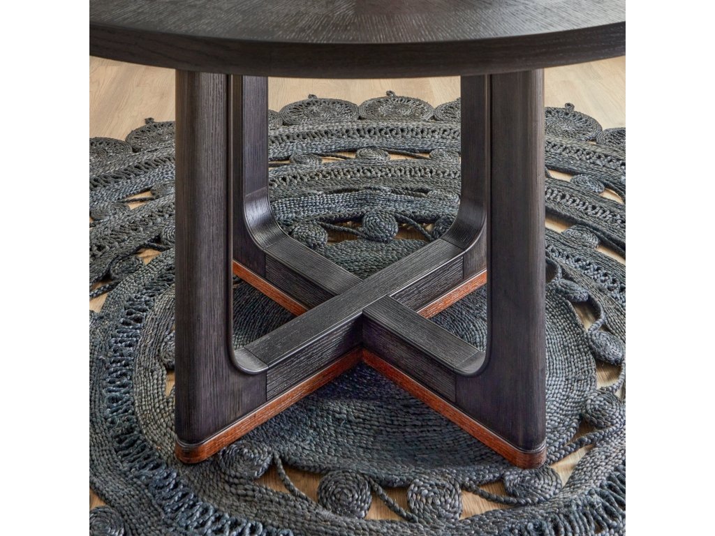 Waterfall Black Round Dining Table - image 3