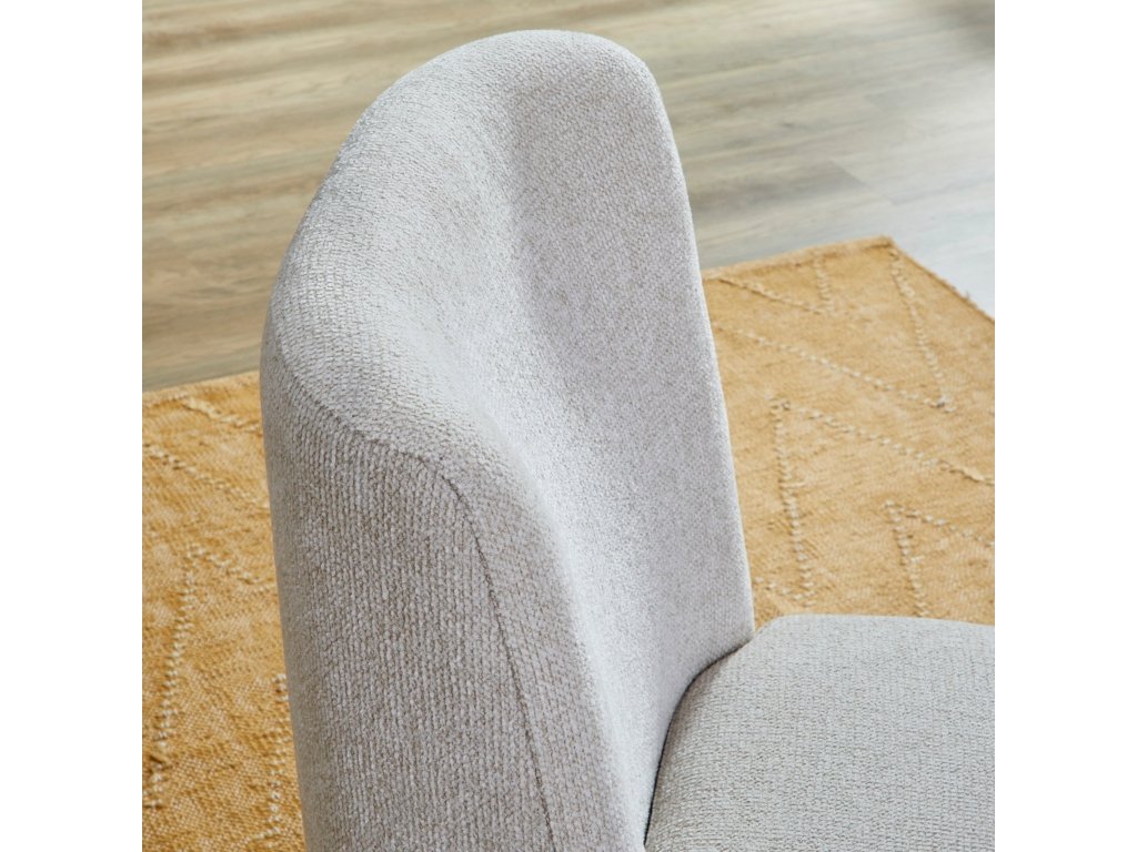 Waterfall Off-White Upholstered Dining Chair - image 4