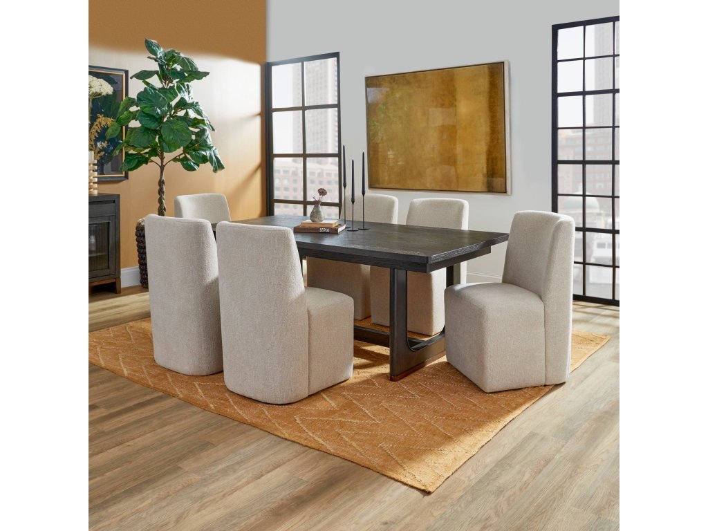 Waterfall Off-White Upholstered Dining Chair - image 6