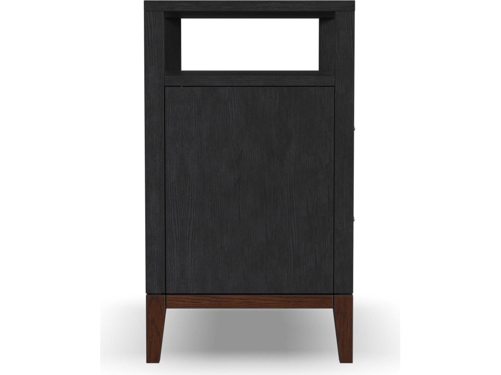 Waterfall Black Nightstand - image 3