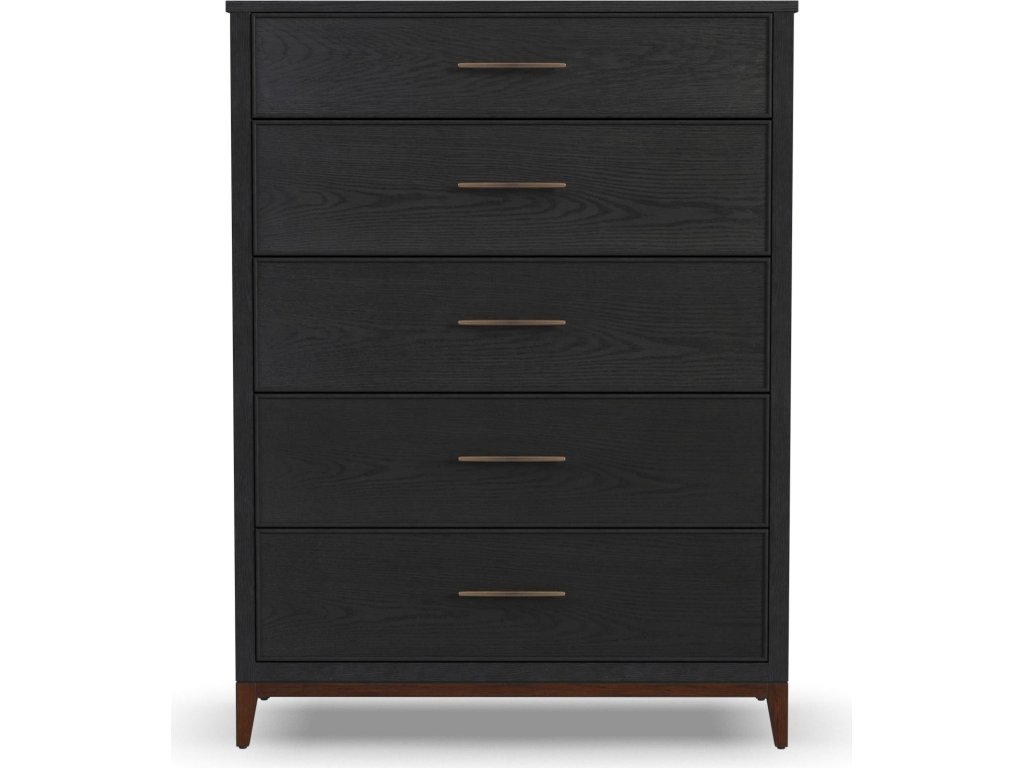 Waterfall Black Drawer Chest - image 2