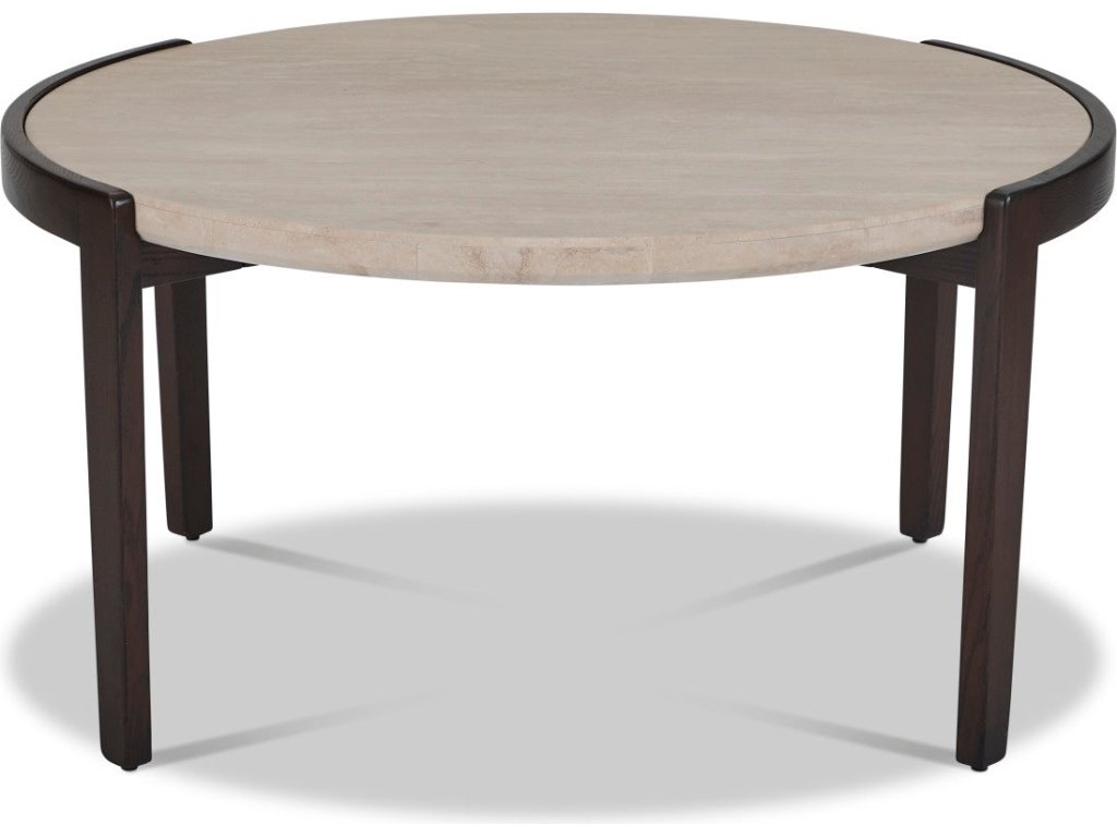 Palette Brown Round Coffee Table - image 2