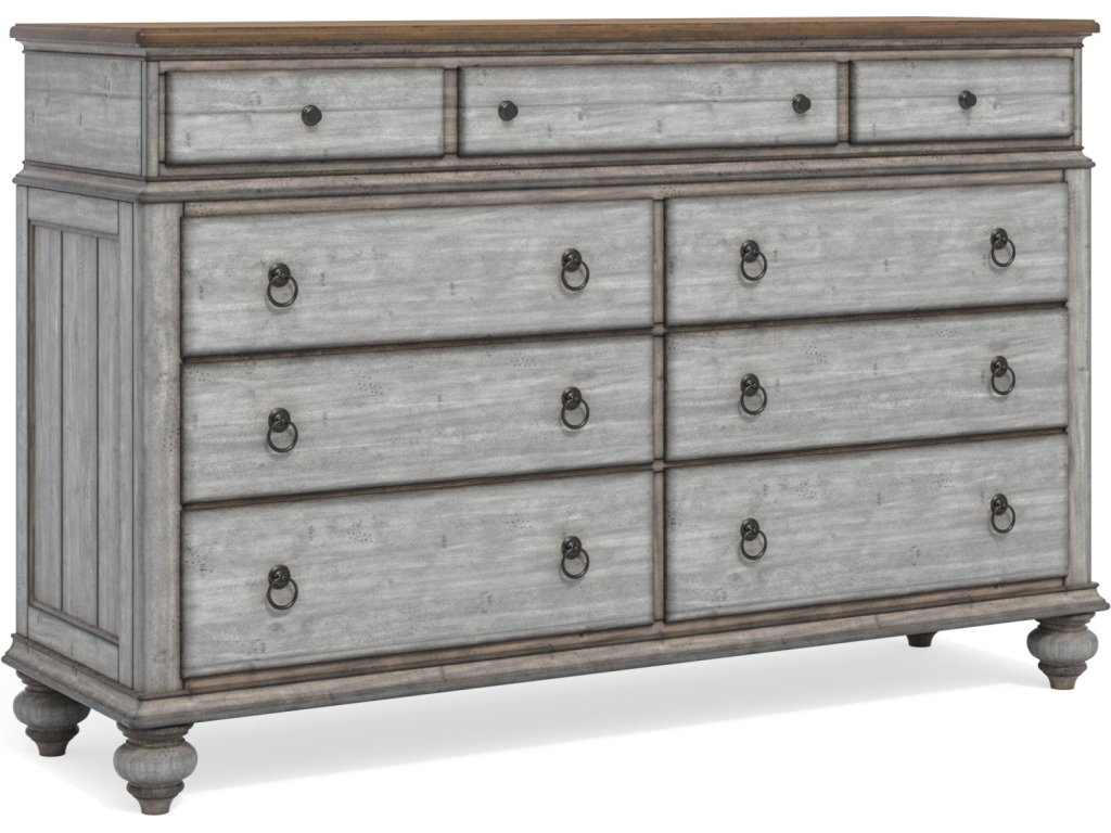 Plymouth Gray Dresser - main image