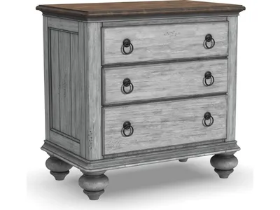 Plymouth Gray Nightstand