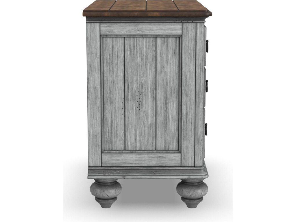 Plymouth Gray Nightstand - image 3
