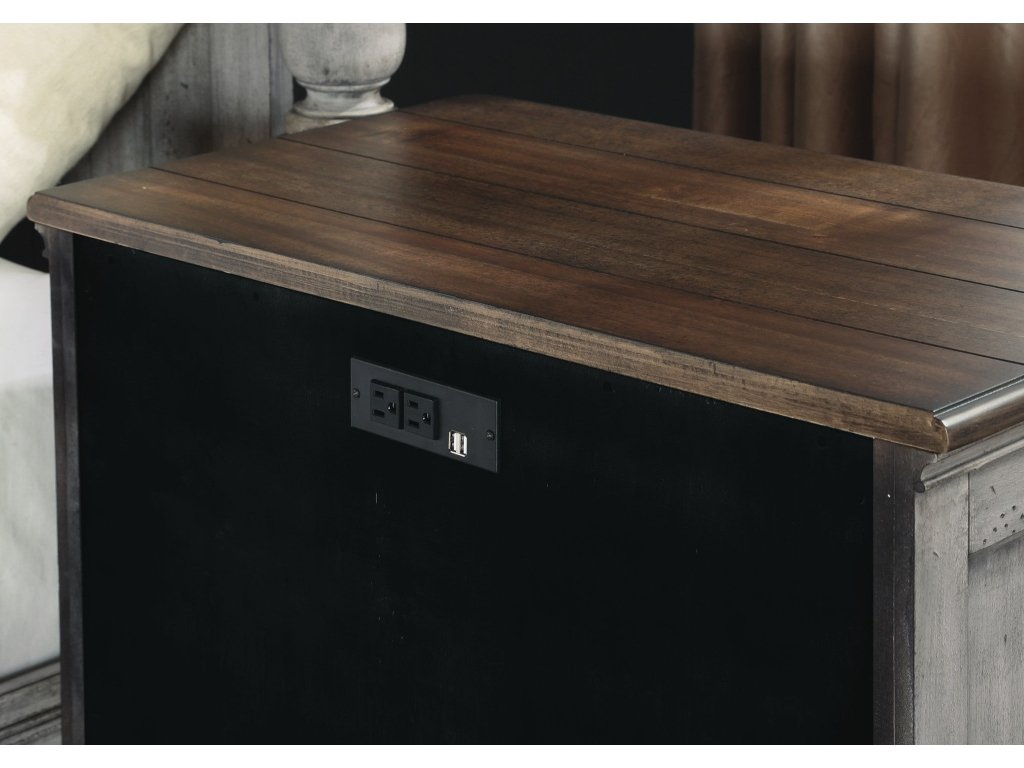 Plymouth Gray Nightstand - image 5