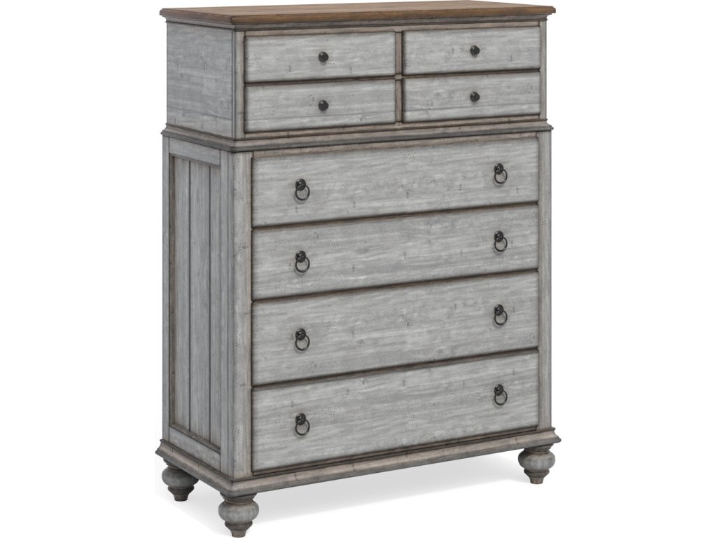 Plymouth Gray Drawer Chest - main image