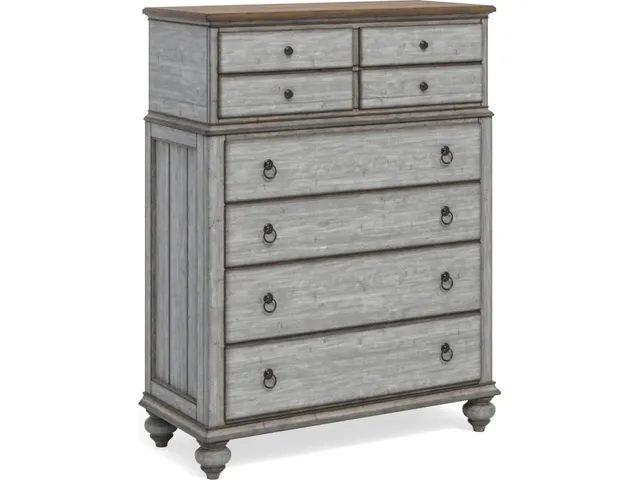 Plymouth Gray Drawer Chest