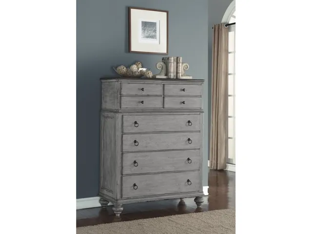 Plymouth Gray Drawer Chest