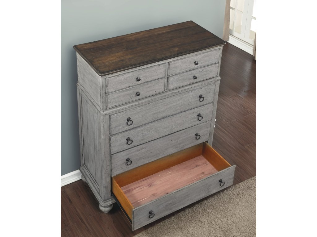 Plymouth Gray Drawer Chest - image 4