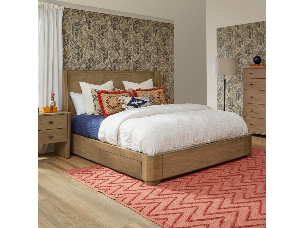 Normandy King Panel Storage Bed - image 1