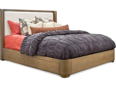 Normandy King Upholstered Storage Bed