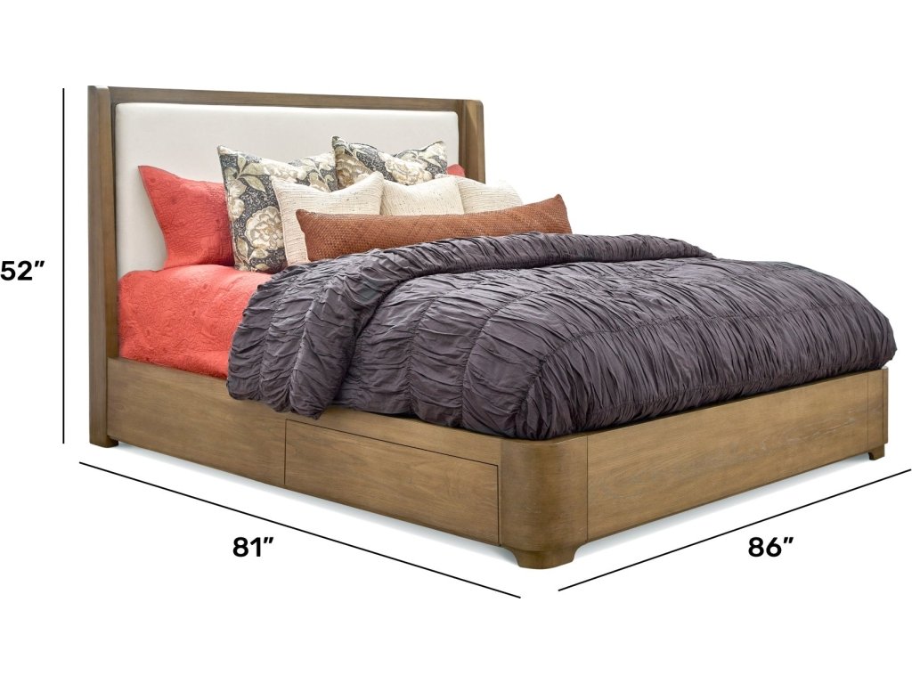 Normandy King Upholstered Storage Bed - image 2