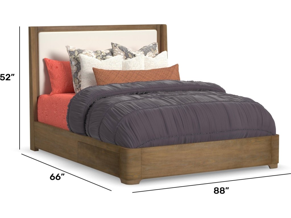 Normandy Queen Upholstered Storage Bed - image 4