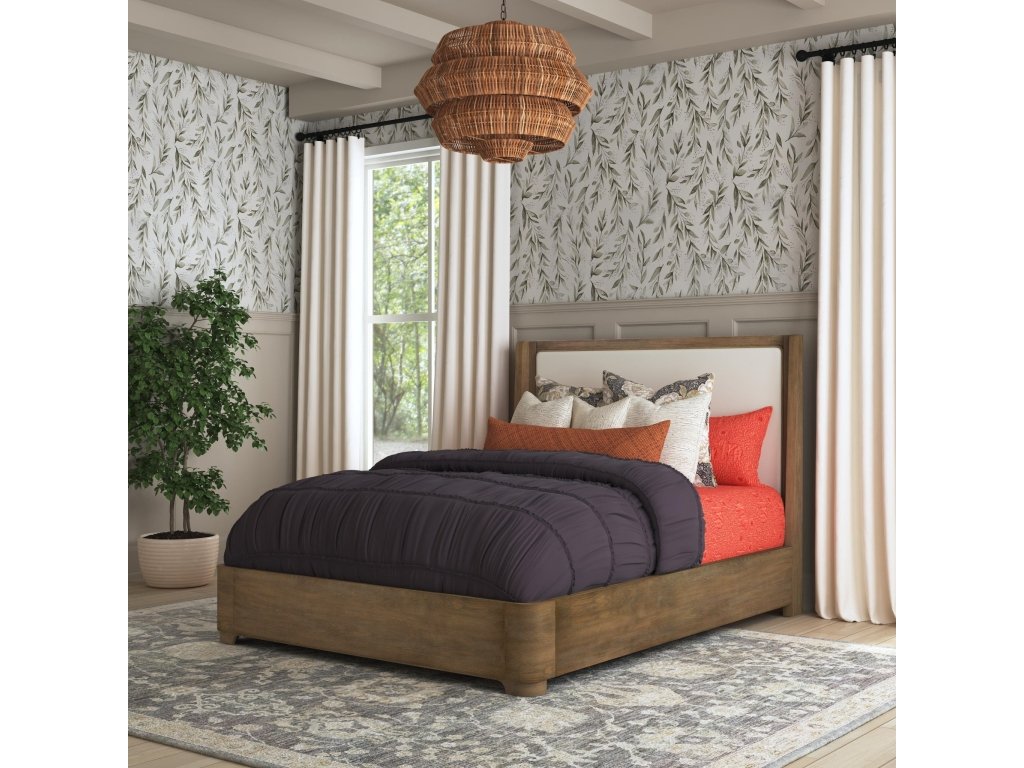 Normandy Queen Upholstered Bed - image 1