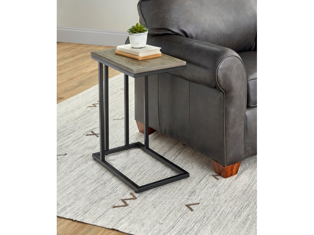 Melody White Accent Table - image 1