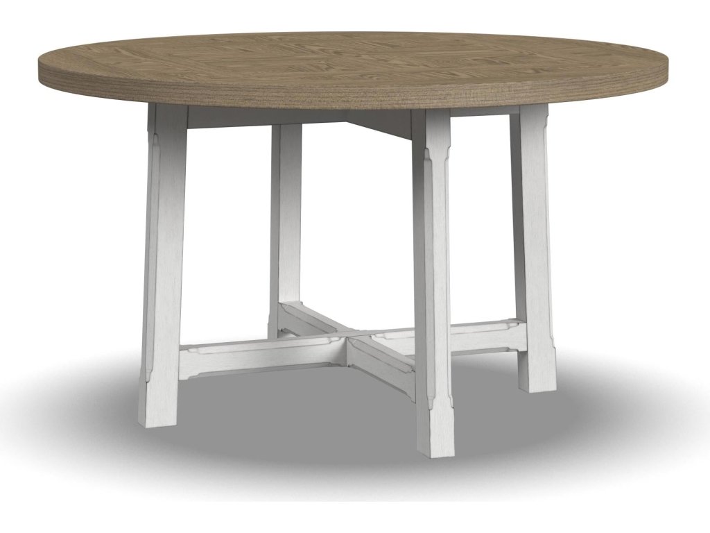 Melody White Round Dining Table - main image