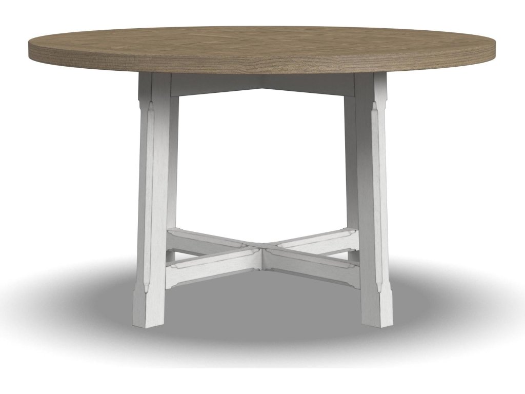 Melody White Round Dining Table - image 3