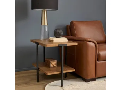 Millwork Brown End Table